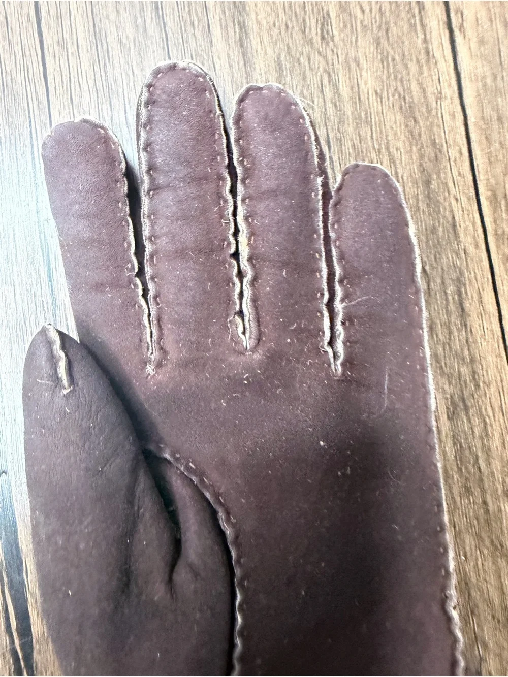 Vintage leather gloves